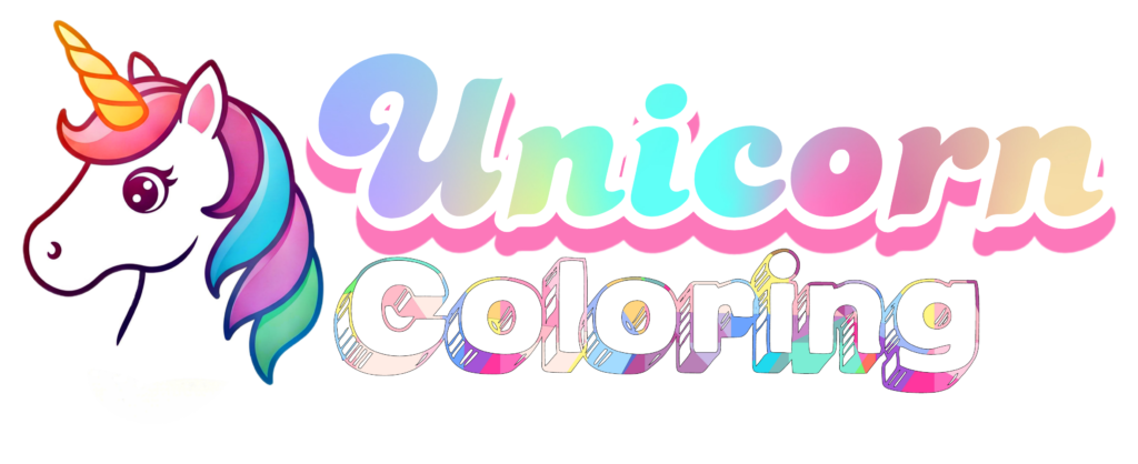 Unicorn Coloring Pages Logo